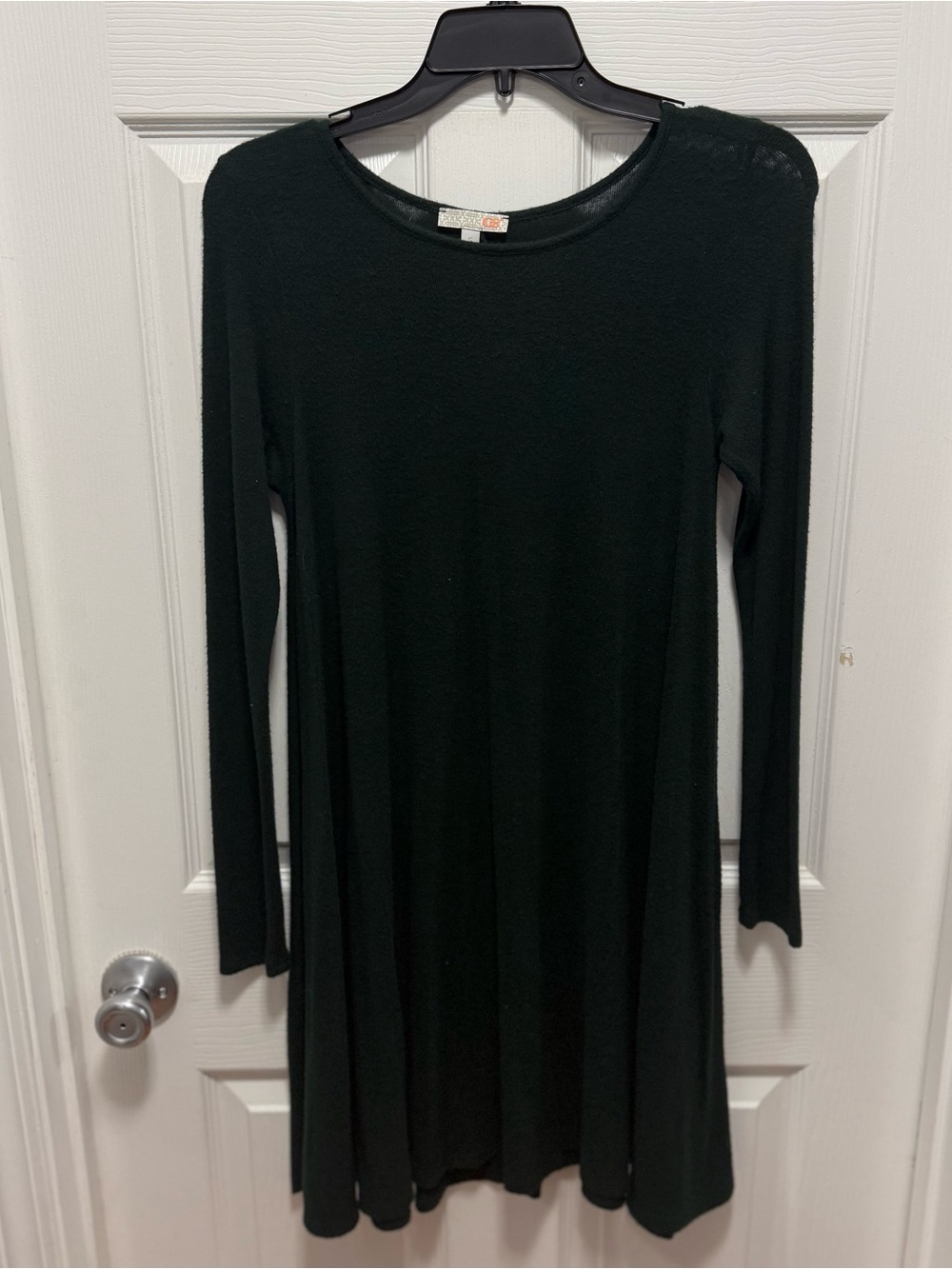 Gianni Bini Forest Green Long Sleeve Swing Dress